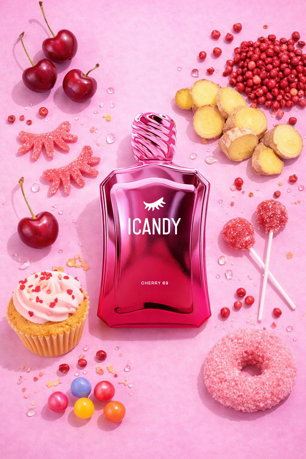 PERFUME ICANDY CHERRY TOP SUNDAY 69 - 100ML
