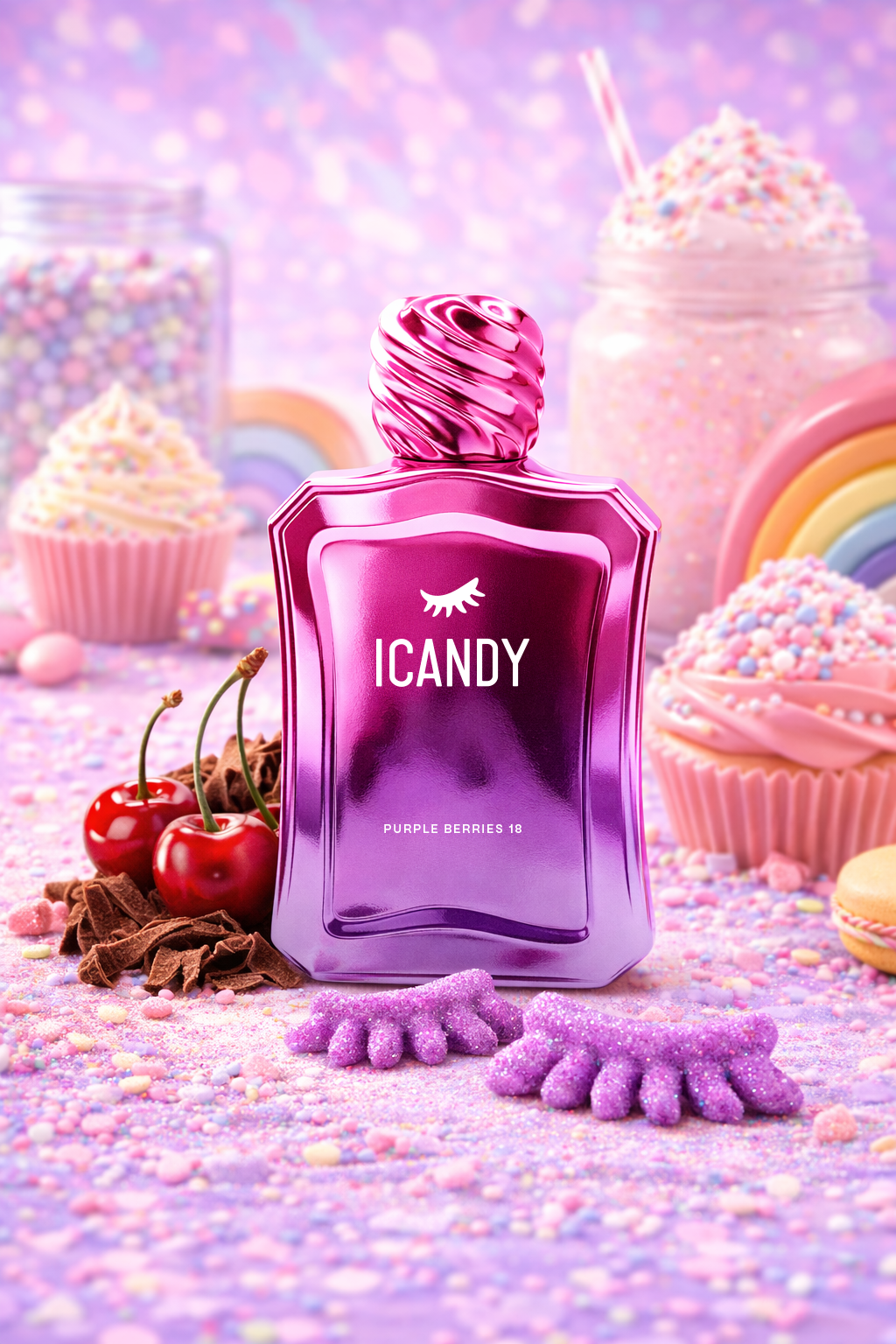 PERFUME ICANDY PURPLE BERRIES 18 - 100ML