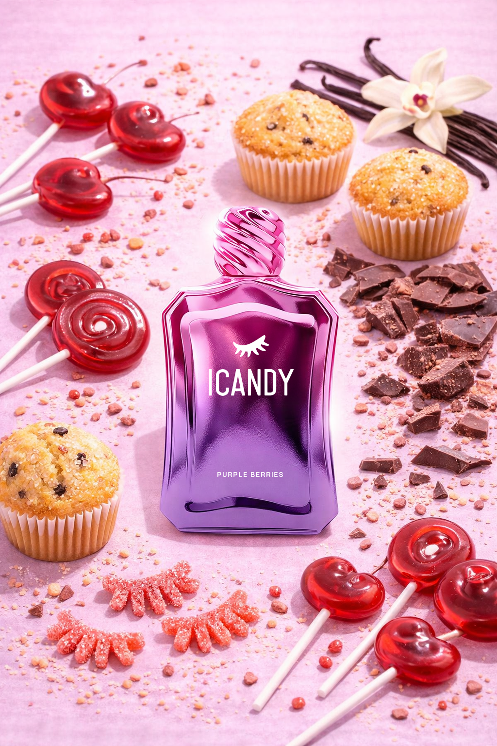 PERFUME ICANDY PURPLE BERRIES 18 - 100ML