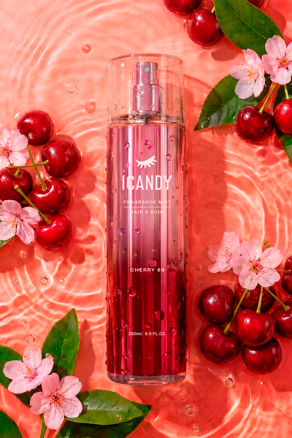 Body Splash ICANDY Delicius Cherry Top Sunday 69 250ml