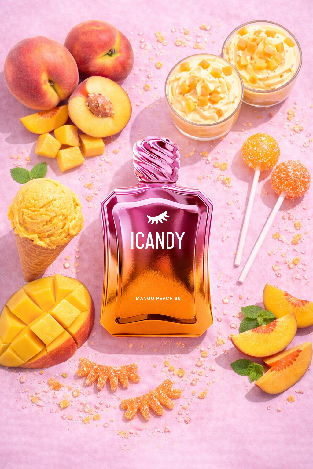 PERFUME ICANDY FROZEN MANGO PEACH 36 - 100ML
