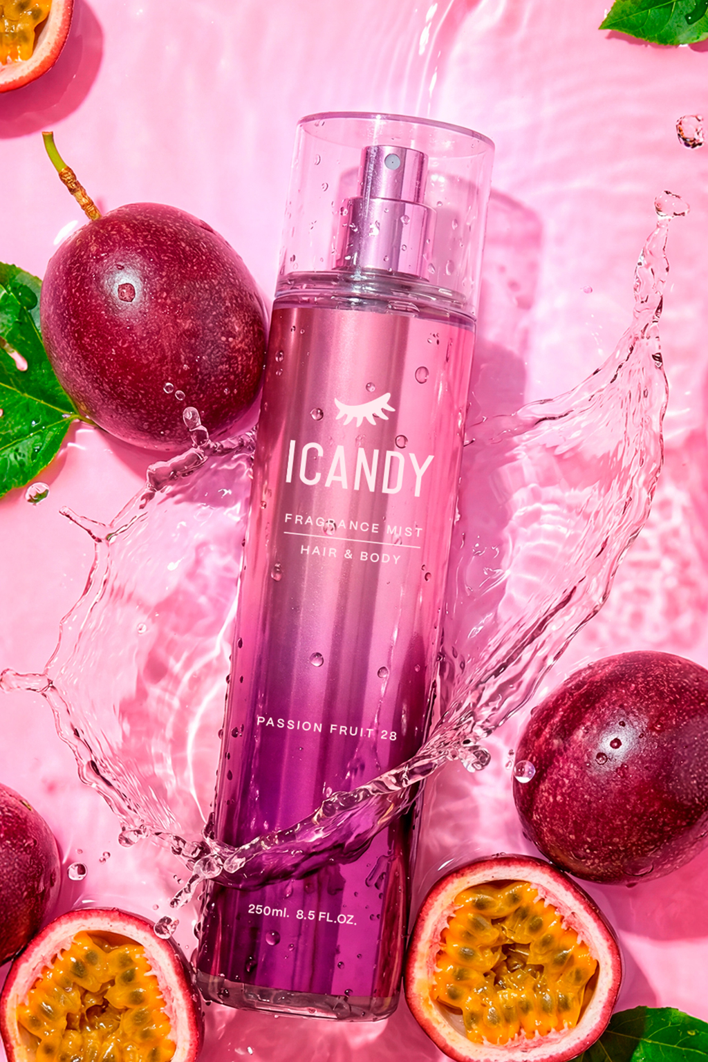 Body Splash ICANDY Delicius Passion Fruit Cheesecake 28 250ml