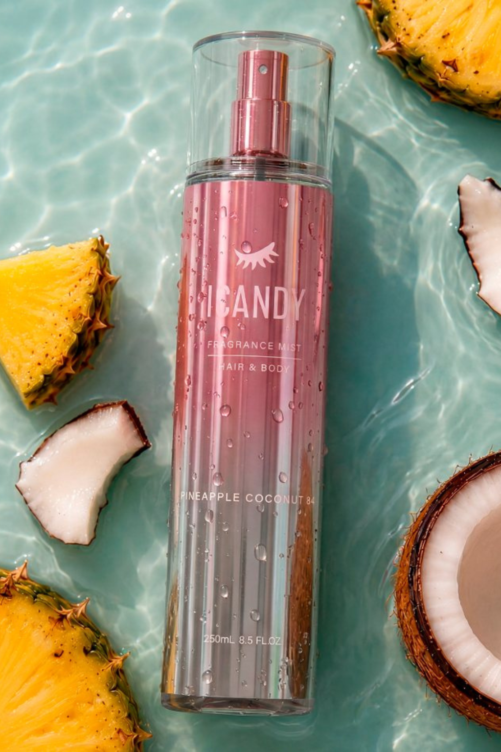 Body Splash ICANDY Delicius Pineapple Coconut Cake 84 250ml